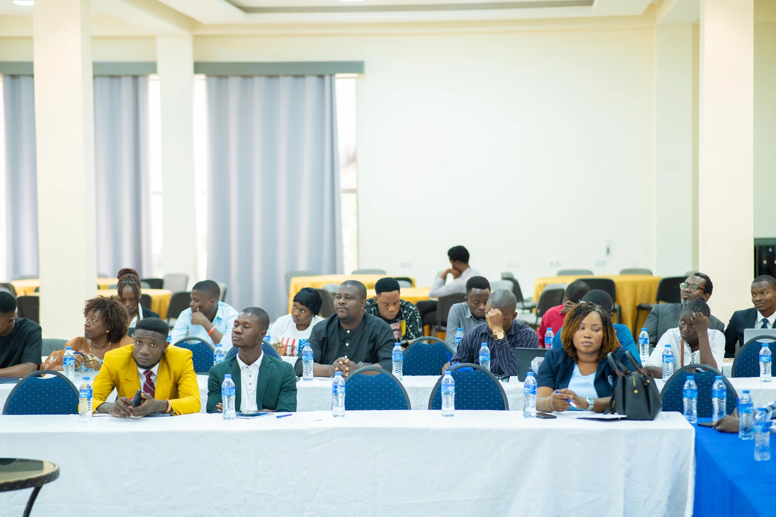 Participants seated during an IP Week session