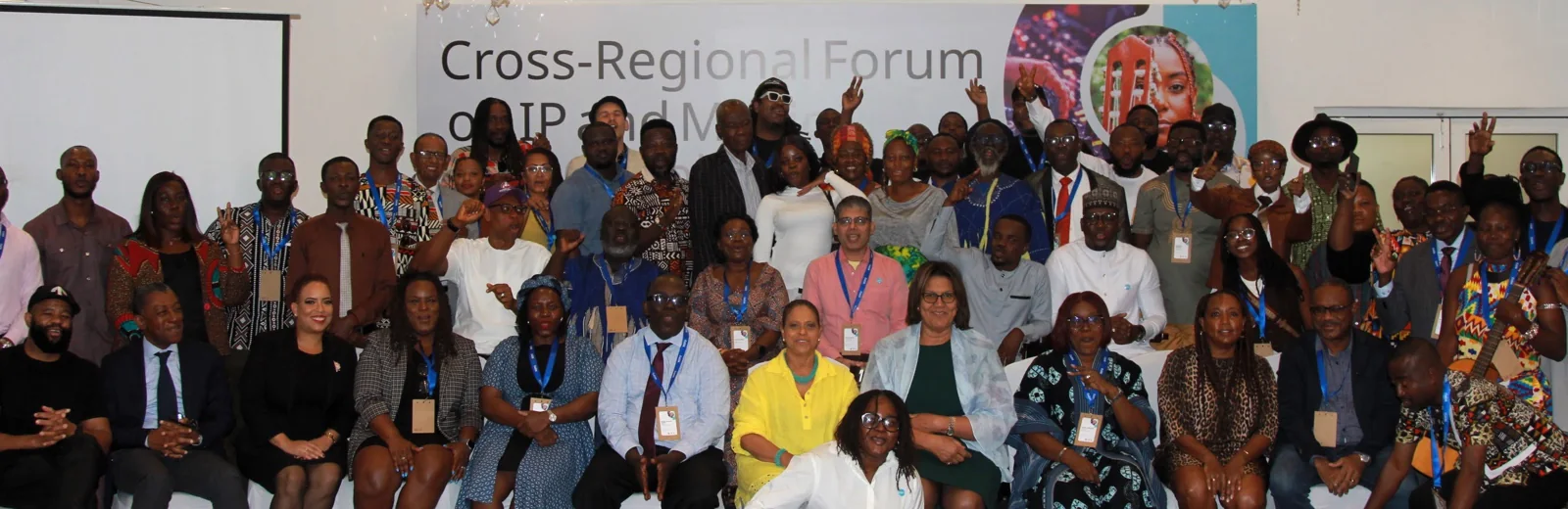 Group photograph at the creative bridge forum